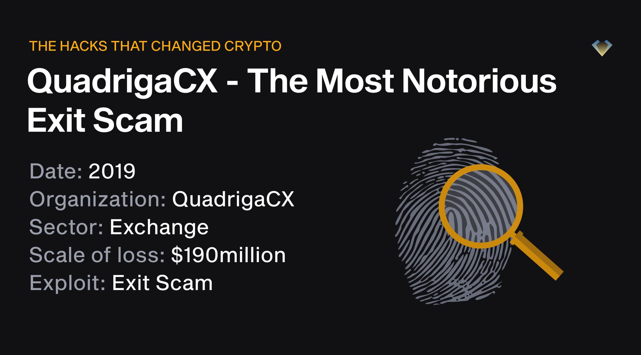 QuadrigaCX exit scam, 2019: crypto exchange lost $190 million